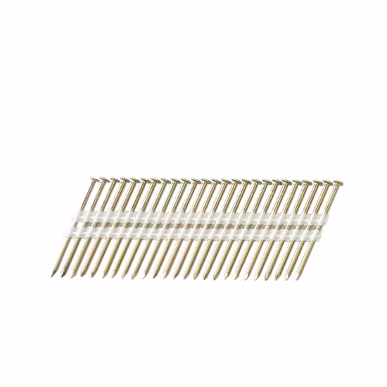 21 Degree Plastic Collated Strip Framing Nails for Wood