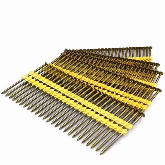21 Degree Plastic Collated Strip Framing Nails for Wood
