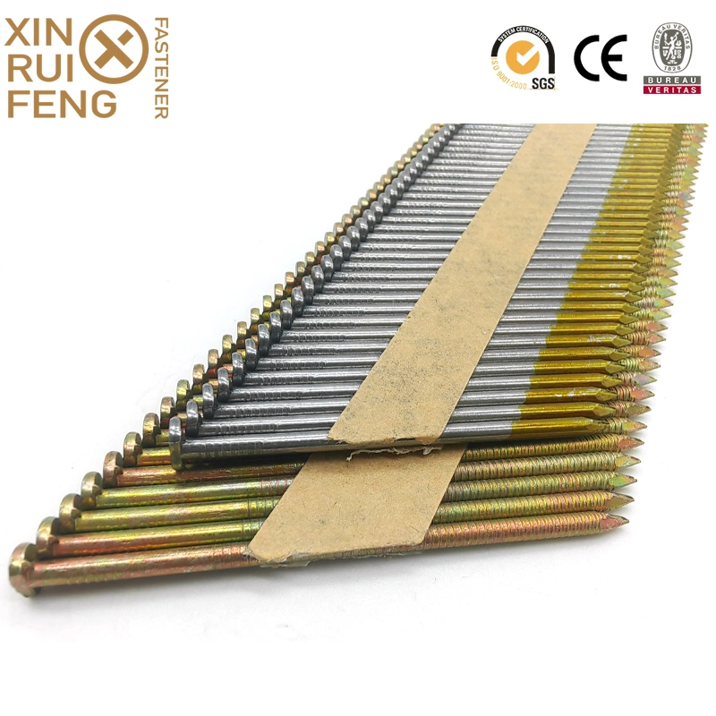 Hot Sale Paper Strip Nail for Building with Smooth Shank and Ring Shank
