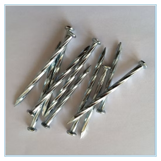 Wholesale Galvanized Smooth / Twisted Shank 2.5" 2" 12bwg 7lbs 8boxes 3.125kg / Box Umbrella Head Roofing Concrete Common Water Pipe Nails