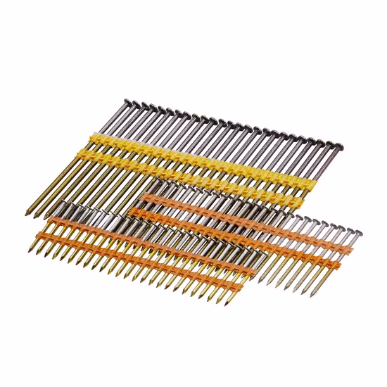 21 Degree Plastic Collated Strip Framing Nails for Wood