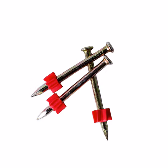 High-Quality Cement Nail Shooting Nails with Red Washer 4