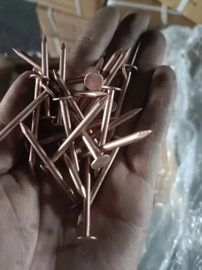 Square Boat Copper T2 Nails with Rose Head