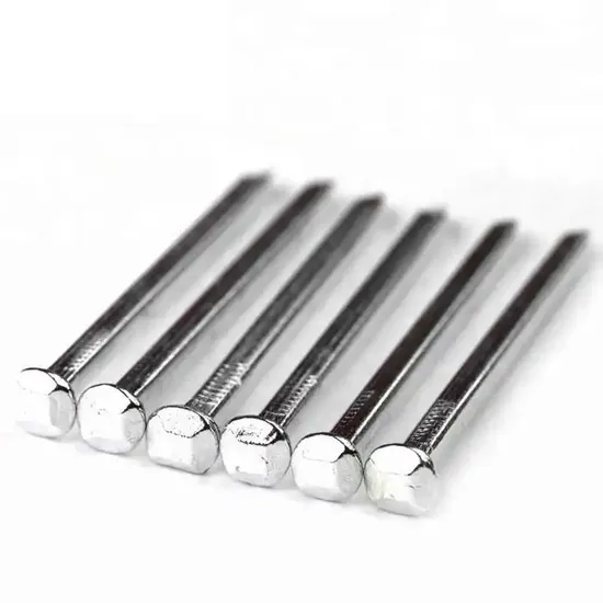 China Wholesale Zinc Galvanized Steel Square Shank Boat Nails