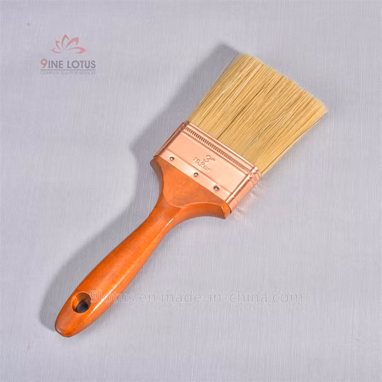 High Quality Spiralism Pet Material Head with Red Wooden Handle Paint Brush