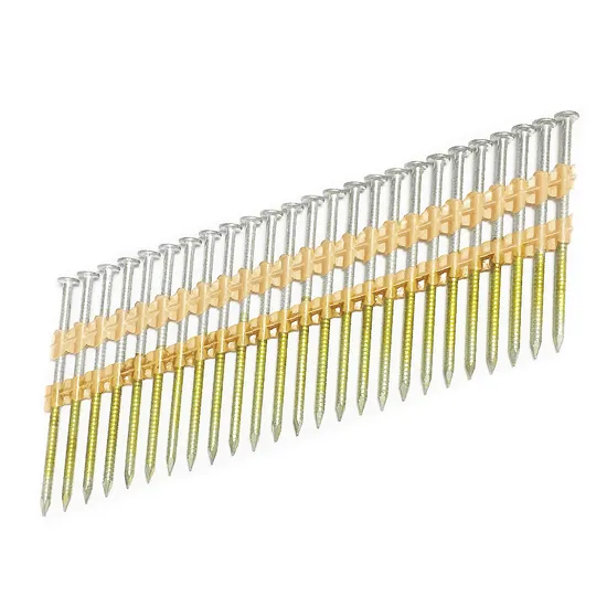3-1/2X. 162 Inch Galvanized Plastic Strip Nails for Wood Roof