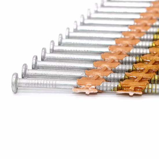 3-1/2X. 162 Inch Galvanized Plastic Strip Nails for Wood Roof