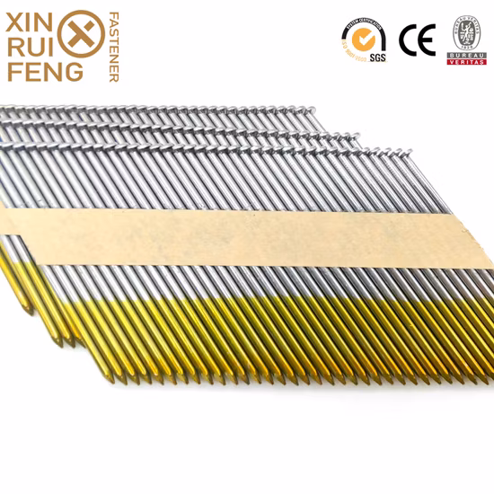 34 Degree Paper Strip Nails Framing Nails for Fastener