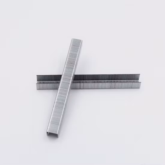 20 Gauge Galvanized Wire U-Type Nail 1010j Series Pneumatic Steel Staple for Upholstery Using