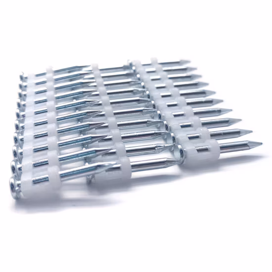 China Factory Box/Bulk Package Smooth/Shrinked Gas Nail High Strength Shooting Nails