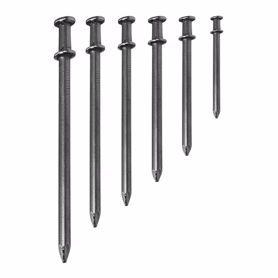 Shandong Factory Sell Good Quality Polished Duplex Head Nail Two Double Head Nails