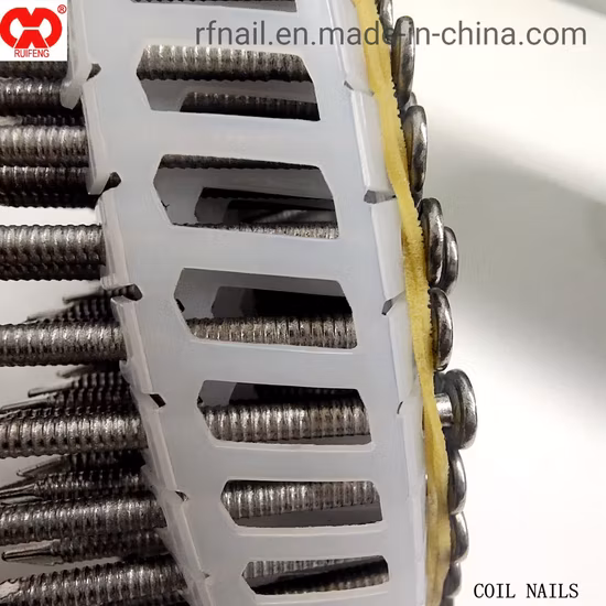 Pneumatic Gun Nails Professional Manufacturer Stainless Plastic Sheet Collated Nails.