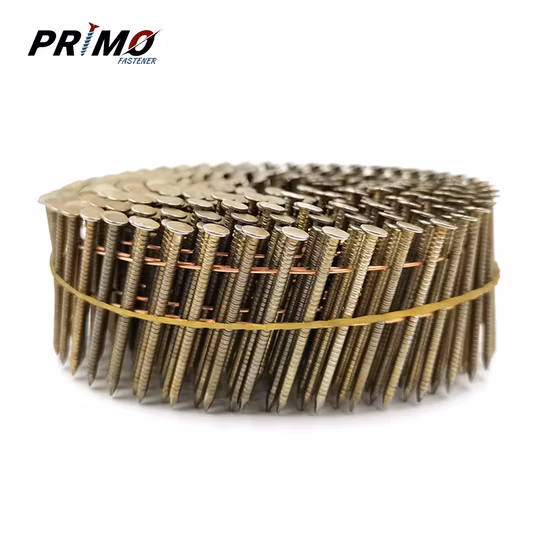 Bulk Pallet Ring Shank Coil Nail/Painted Coil Nail (manufacture)