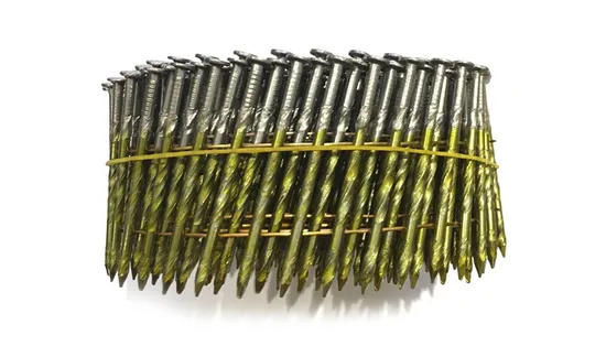 15 Degree Galvanized Wooden Pallet Coil Nails 2
