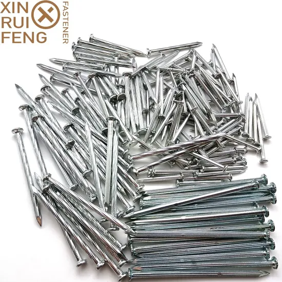 China Manufacturer Bulk and Box Package Diamond Point Concrete Nail